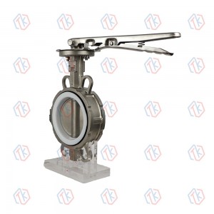 不銹鋼手柄對夾蝶閥